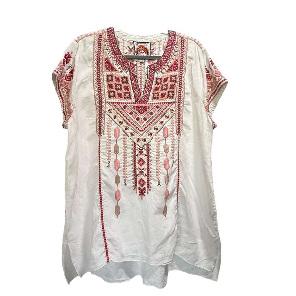 Johnny Was Floral Embroidered Top - Picture 3 of 8